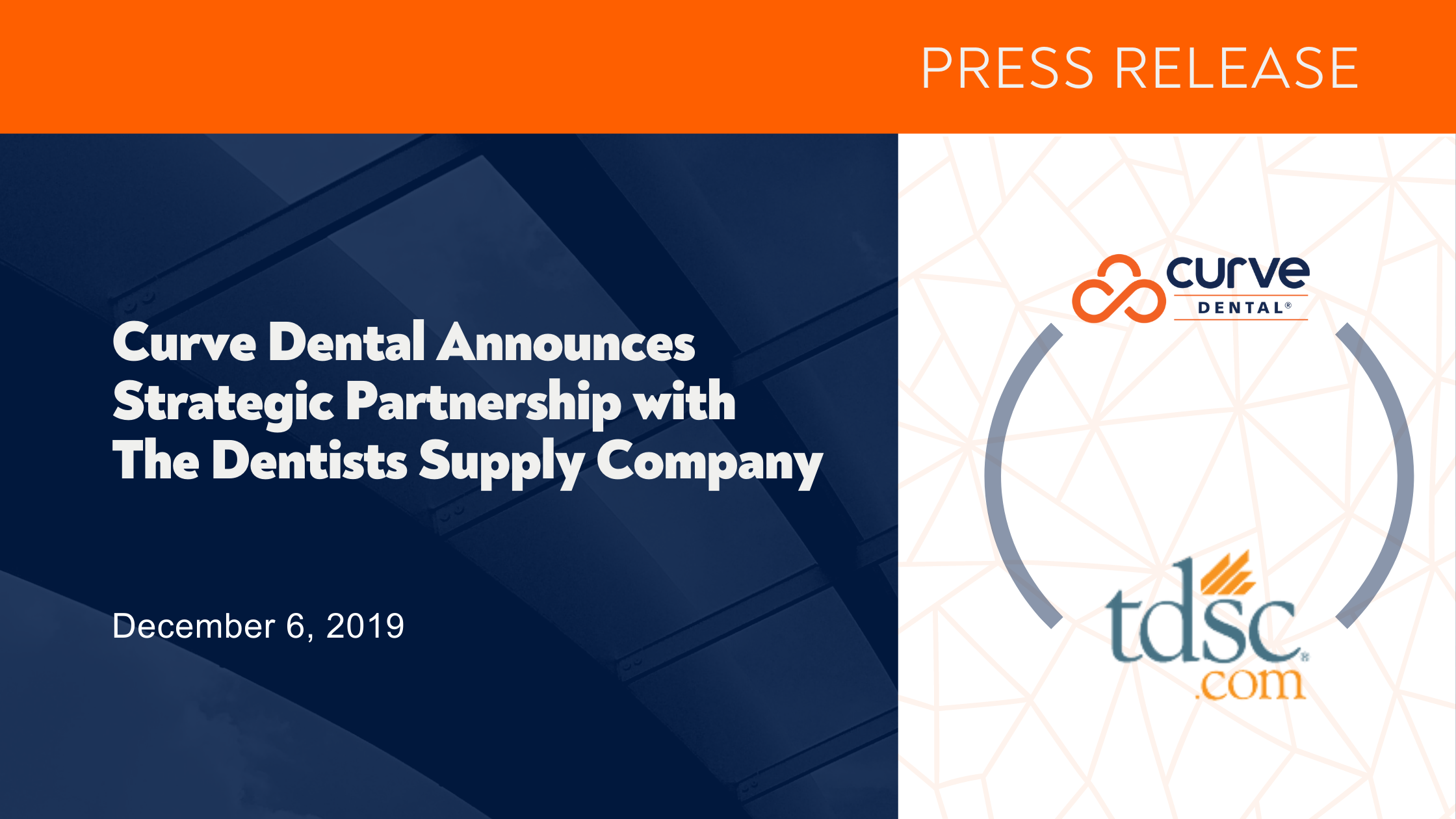 Curve Dental Announces Strategic Partnership with The Dentists Supply